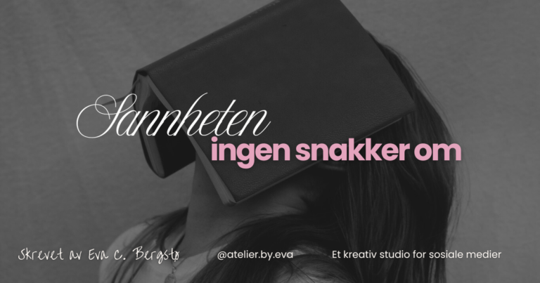 Sannheten ingen forteller deg.