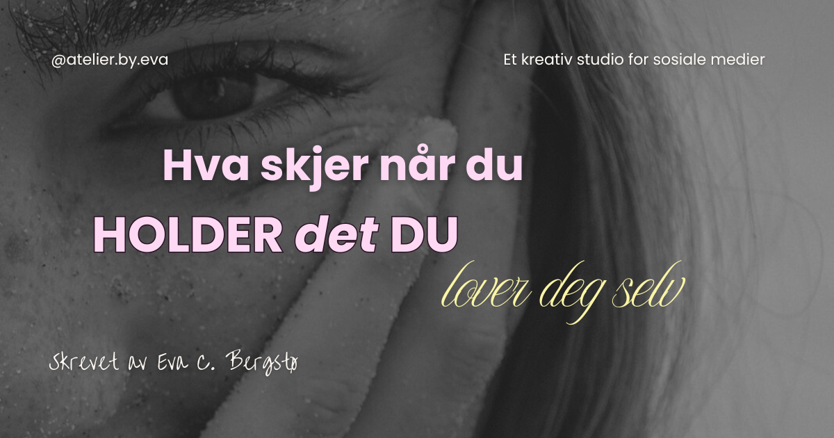 Hva skjer når du holder det du lover deg selv?